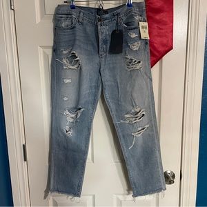 Lucky Brand Siena Slim Boyfriend Distressed Jeans NWT